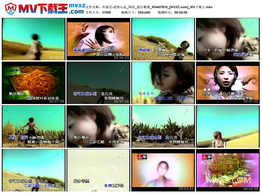 许茹芸-爱的心态_国语_流行歌曲_MA407810